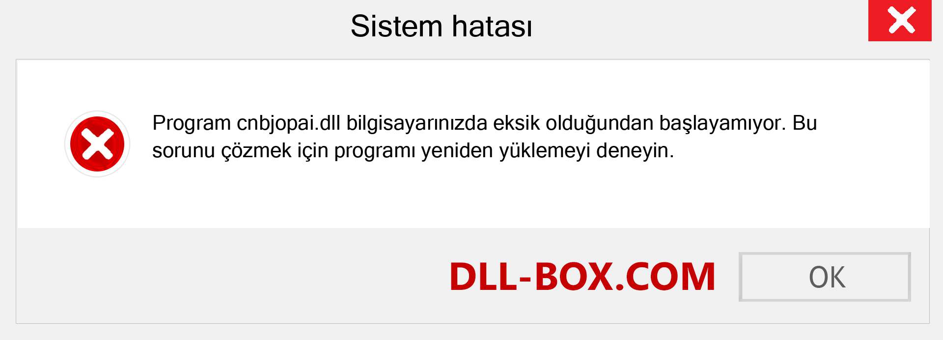 cnbjopai.dll dosyası eksik mi? Windows 7, 8, 10 için İndirin - Windows'ta cnbjopai dll Eksik Hatasını Düzeltin, fotoğraflar, resimler